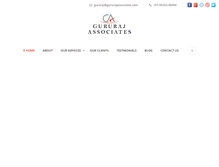 Tablet Screenshot of gururajassociates.com